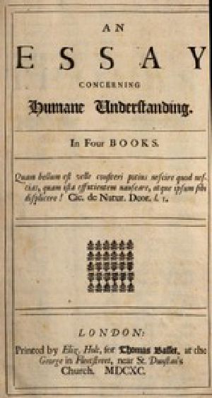 [Gutenberg 10615] • An Essay Concerning Humane Understanding, Volume 1 / MDCXC, Based on the 2nd Edition, Books 1 and 2